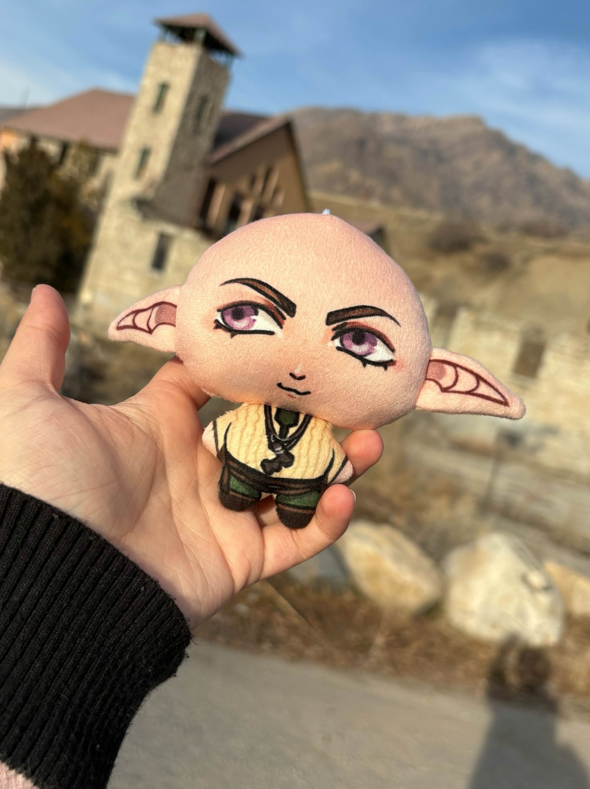 Fearsome Dread Wolf | Plush Keychain | Sleepyrogue